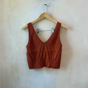 Banana Republic Rust Knit Tank Top